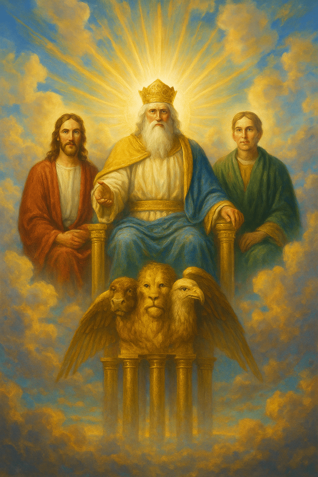 The Holy Trinity in Heavenly Radiance